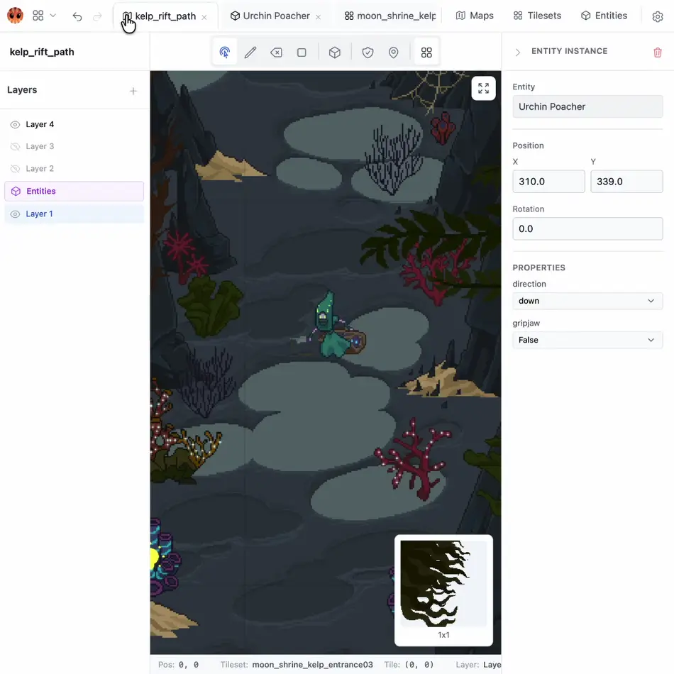 Editor preview